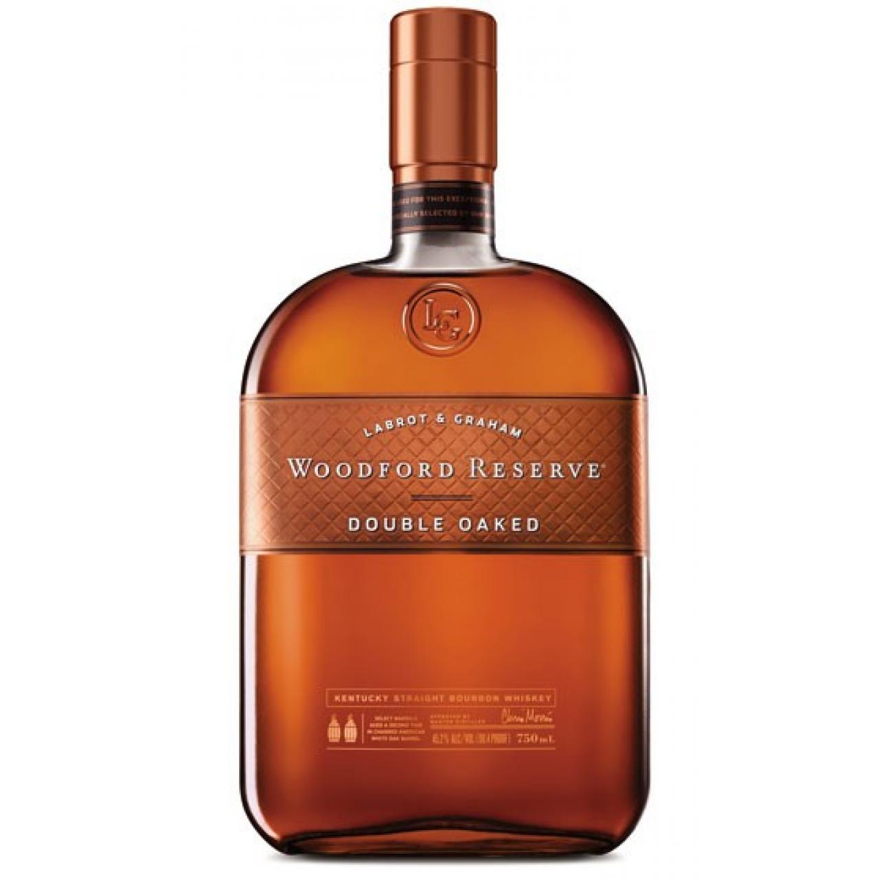 WOODFORD RESERVE D.OAKED 43.2% 70CL